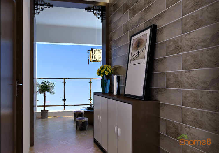 家裝效果圖－過道裝修設(shè)計圖片2.jpg