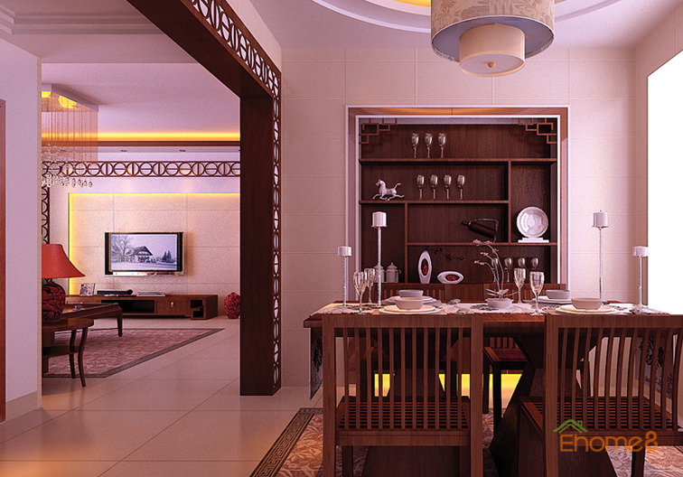 家裝效果圖－餐廳裝修設(shè)計(jì)圖片4.jpg