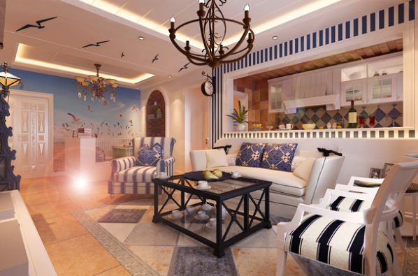 家裝效果圖－地中海風(fēng)格客廳裝修設(shè)計圖片1.png