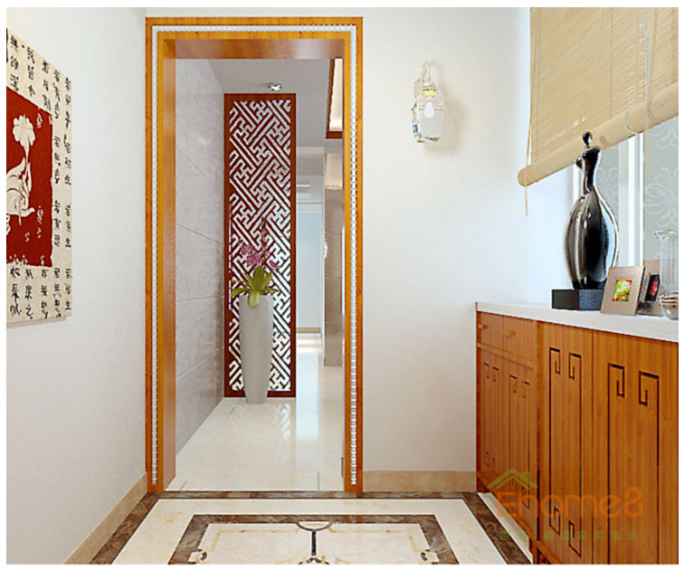 北大陽(yáng)光入戶裝修效果圖1