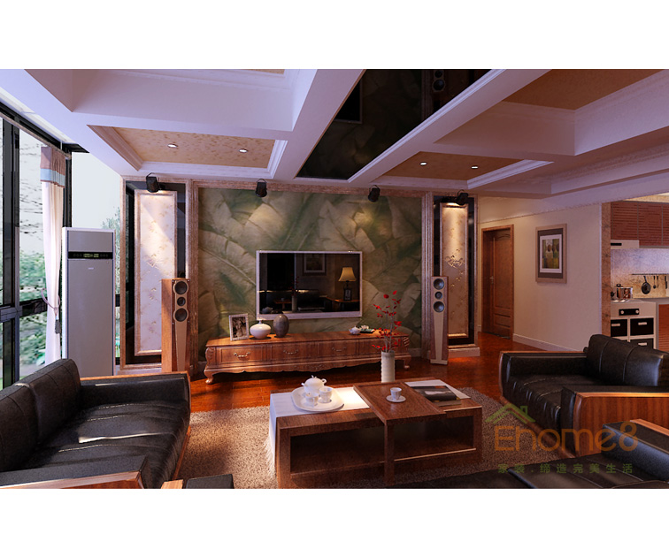 大城小院客廳沙發(fā)效果圖