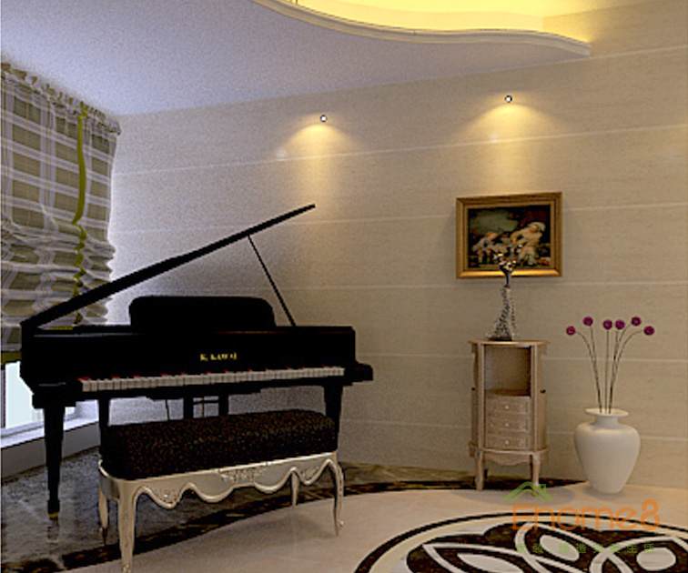 小清新鋼琴房裝修效果圖