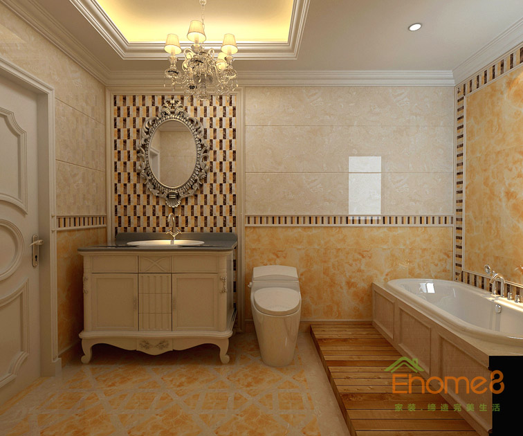 東郡地中海風(fēng)格138平米衛(wèi)生間裝修效果圖3