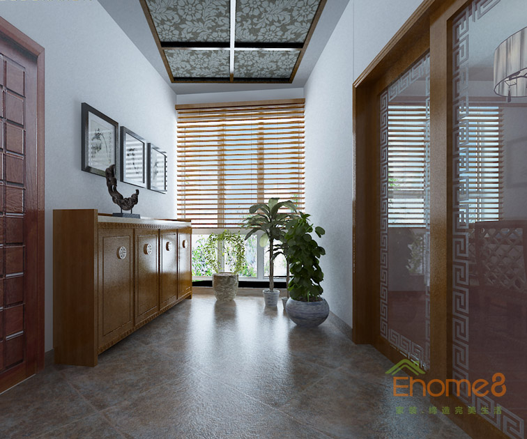 東郡77平米兩房一廳簡裝玄關(guān)裝修效果圖61