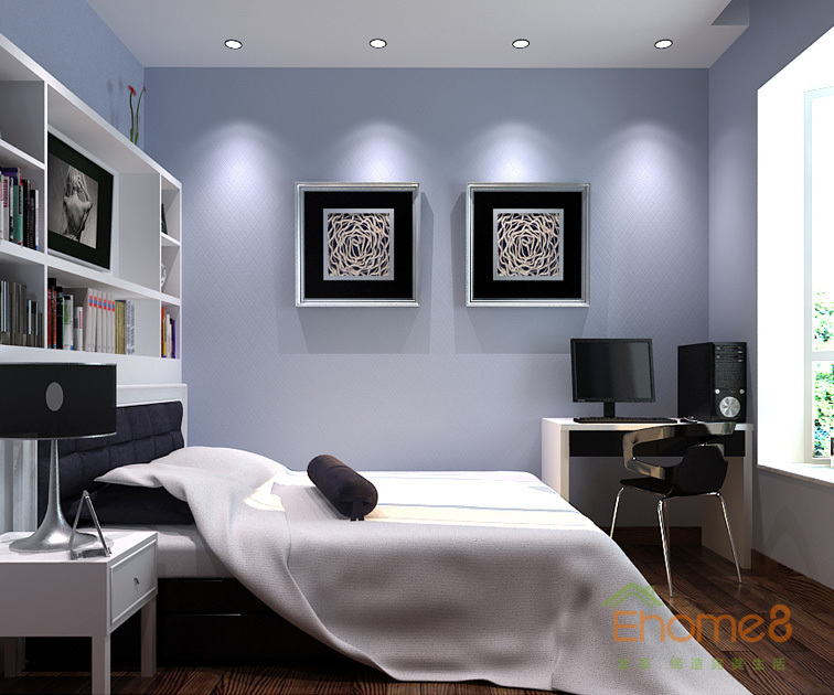 兩房一廳歐式經(jīng)典兒童房裝修效果圖1