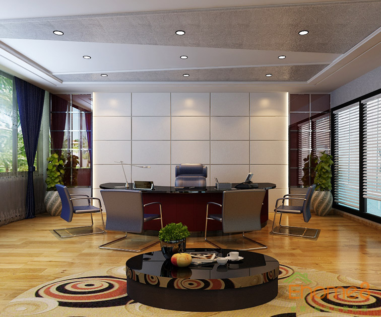 現(xiàn)代風(fēng)辦公室裝修效果圖123