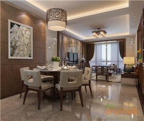 桃源居113㎡四房一廳中式風(fēng)格裝修效果圖