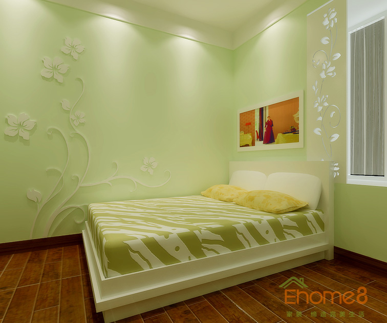 77㎡兩房一廳歐式風(fēng)格兒童房裝修效果圖3