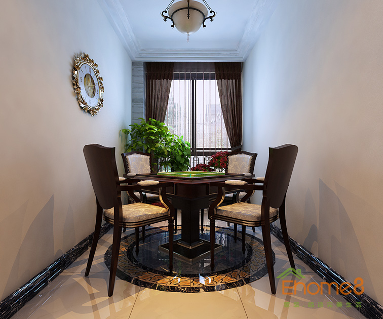 108㎡三房一廳法式風(fēng)格休閑處裝修效果圖845