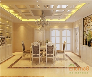 中央美地72㎡兩房一廳歐洲風(fēng)格裝修效果圖