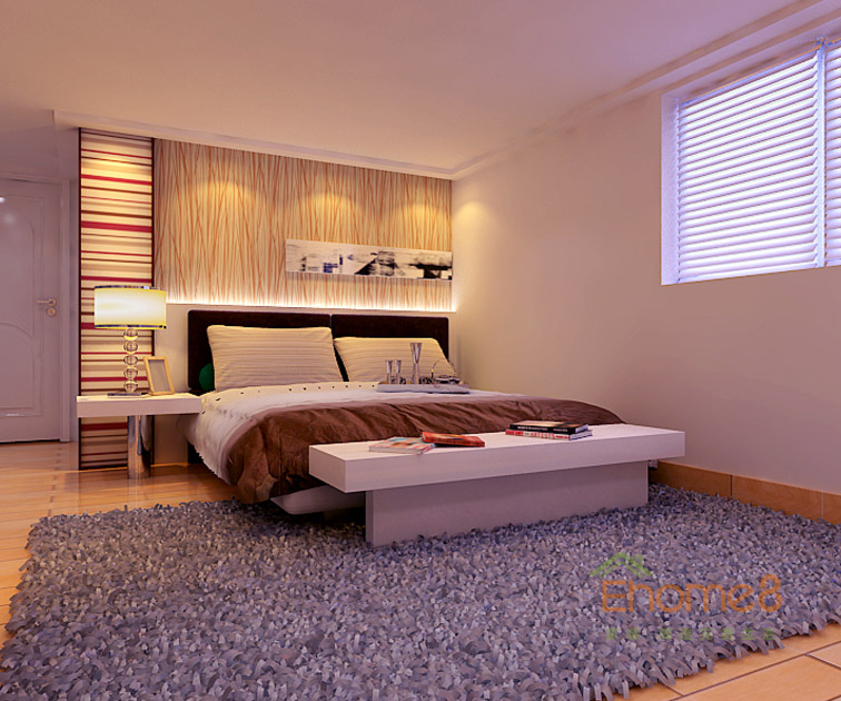 132㎡四房一廳歐式風格臥室裝修效果圖