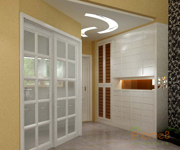 175㎡躍層法式風(fēng)格入戶裝修效果圖